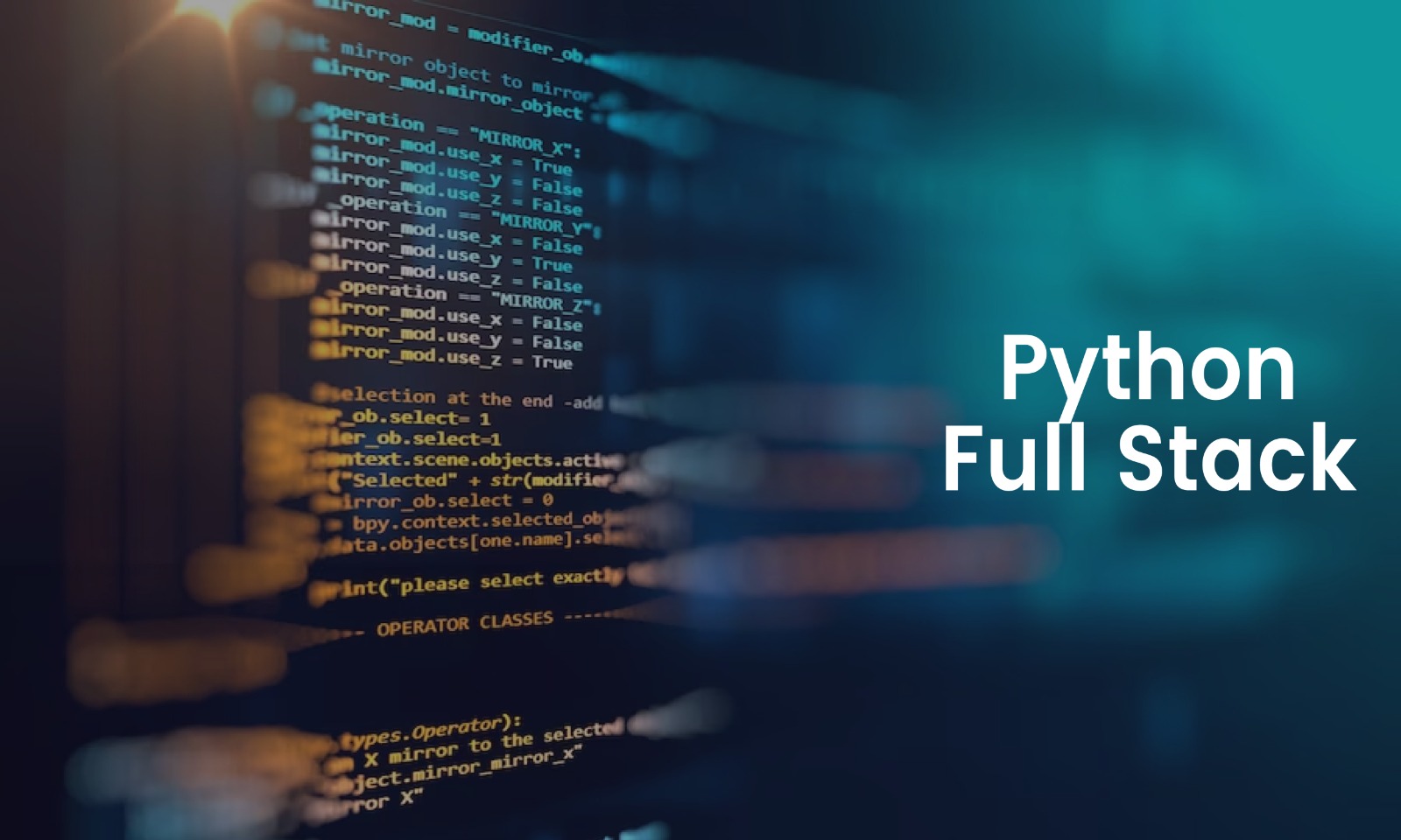 Python Full Stack Developer Course